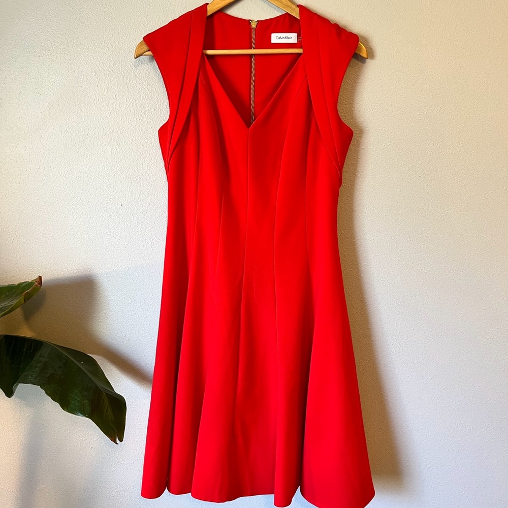 Calvin Klein Red Dress